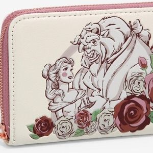 Loungefly Beauty and the Beast Floral Wallet